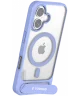 TORRAS Pstand Apple iPhone 16 Hoesje MagSafe met Kickstand Blauw