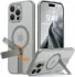 TORRAS Pstand Spin Apple iPhone 16 Pro Max Hoesje MagSafe 360° Kickstand Zwart afbeelding 8