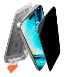 TORRAS Install Master iPhone 16 Privacy Glass Screen Protector afbeelding