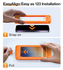 TORRAS Install Master iPhone 16 Privacy Glass Screen Protector afbeelding 4