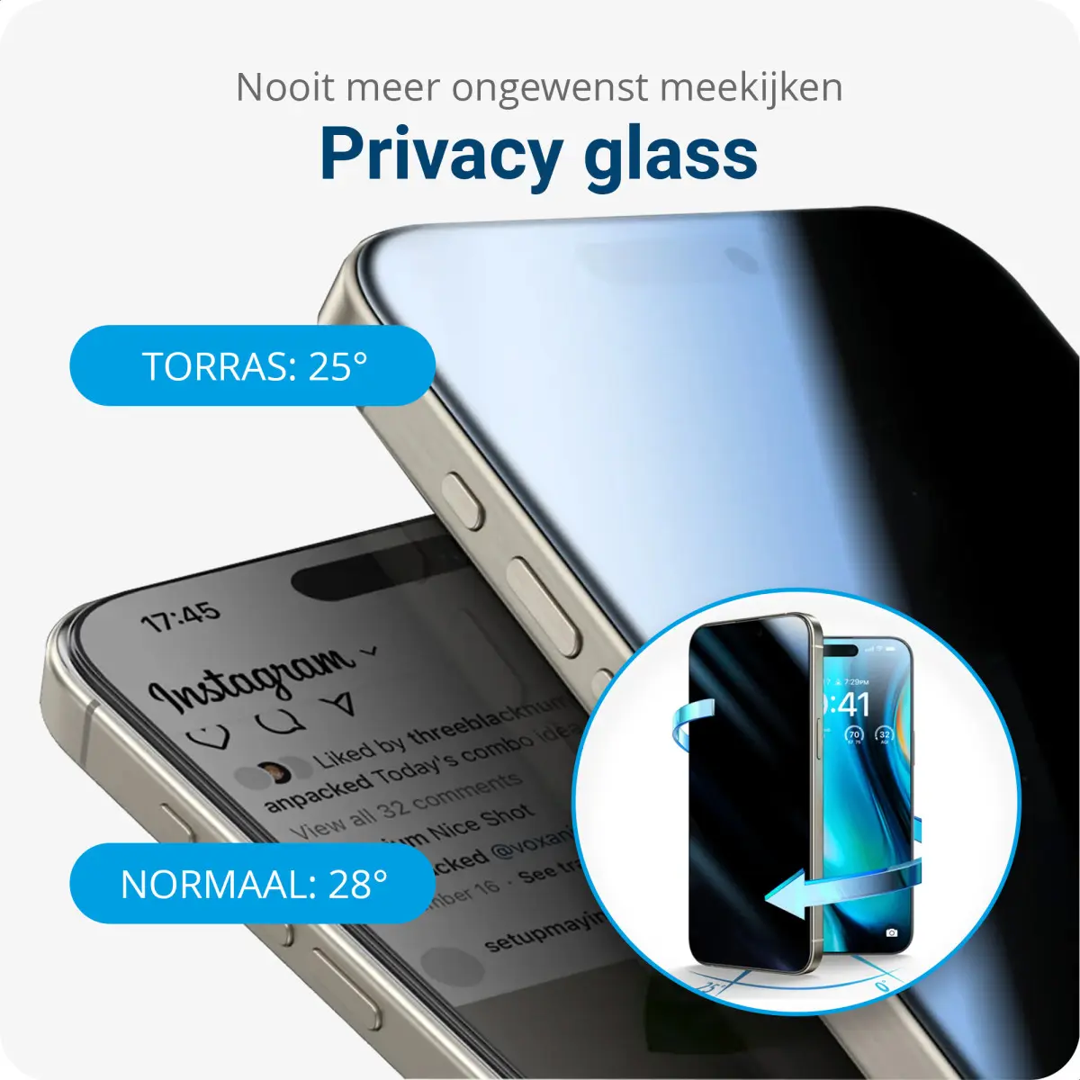 TORRAS Install Master iPhone 16 Pro Max Privacy Screen Protector Installatietray afbeelding 2
