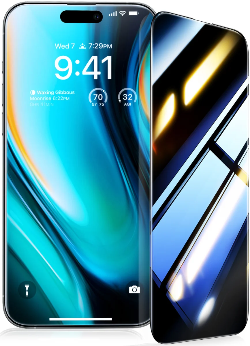 TORRAS Install Master iPhone 16 Pro Max Privacy Screen Protector Installatietray afbeelding 10
