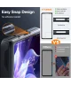 TORRAS Armor Stand Samsung Galaxy Z Fold 5 Hoesje met Kickstand Zwart