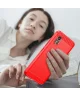 Samsung Galaxy Xcvover 7 Hoesje Geborsteld TPU Flexibele Back Cover Rood