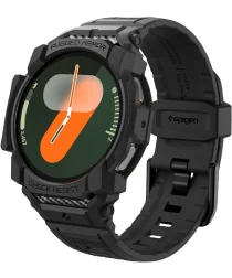 Spigen Rugged Armor Pro - Samsung Galaxy Watch 7 40MM - Hoesje en Bandje - Zwart