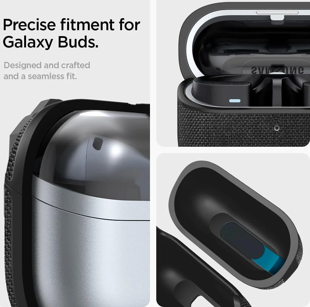 Spigen Urban Fit Samsung Galaxy Buds 3 / Buds 3 Pro Hoesje Zwart afbeelding 4