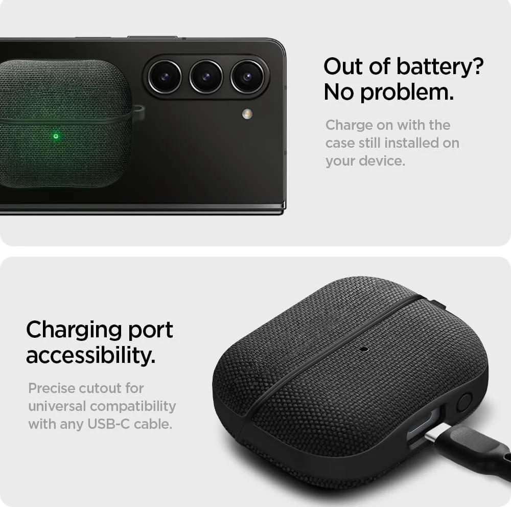 Spigen Urban Fit Samsung Galaxy Buds 3 / Buds 3 Pro Hoesje Zwart afbeelding 5