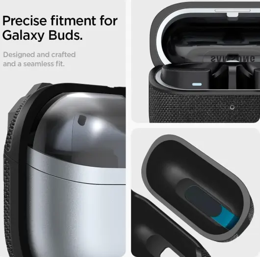 Spigen Urban Fit Samsung Galaxy Buds 3 / Buds 3 Pro Hoesje Zwart afbeelding 4