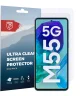 Rosso Samsung Galaxy M55 Screen Protector Ultra Clear Duo Pack