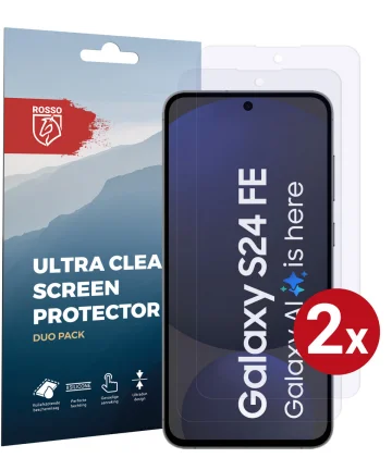 Rosso Samsung Galaxy S24 FE Screen Protector Case Friendly Folie Duo Pack Screen Protectors