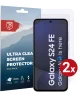 Rosso Samsung Galaxy S24 FE Screen Protector Case Friendly Folie Duo Pack