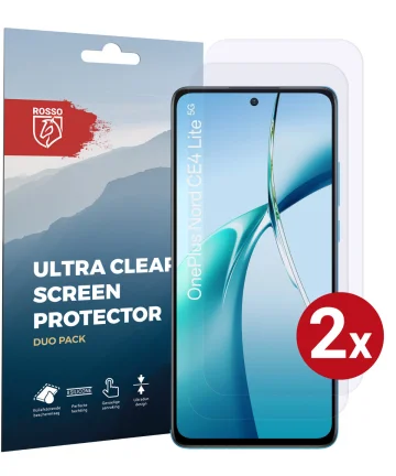 Rosso OnePlus Nord CE 4 Lite Screen Protector Ultra Clear Duo Pack Screen Protectors