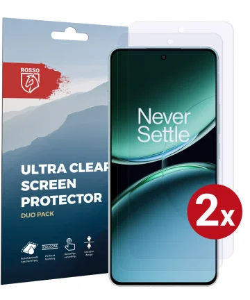 Rosso OnePlus Nord 4 Screen Protector Case Friendly Folie Duo Pack Screen Protectors