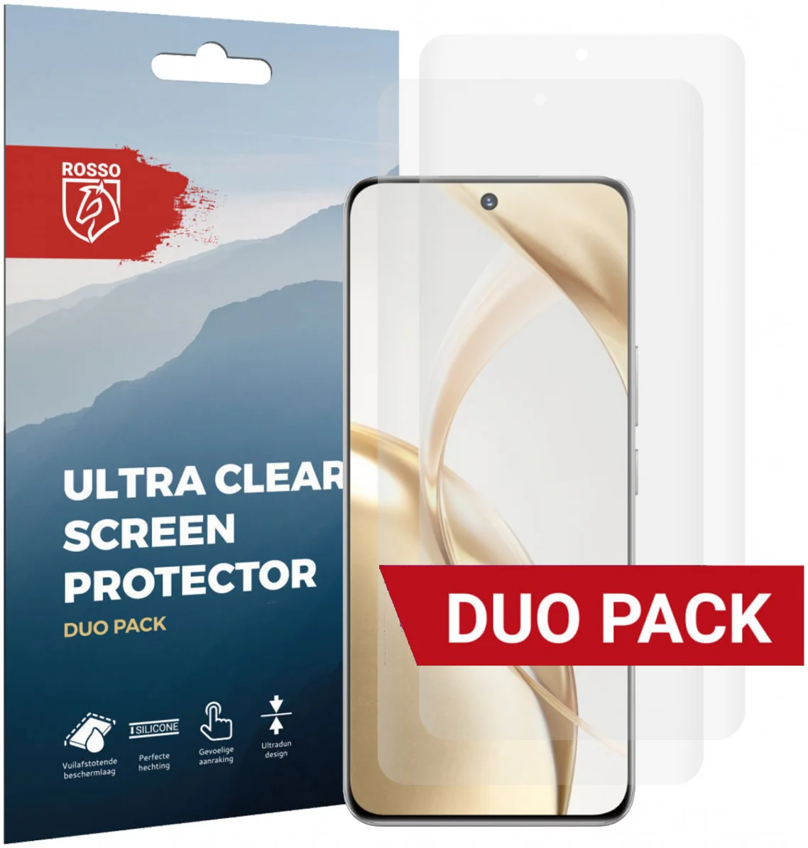 Rosso Honor 200 Screen Protector Ultra Clear Duo Pack afbeelding 1