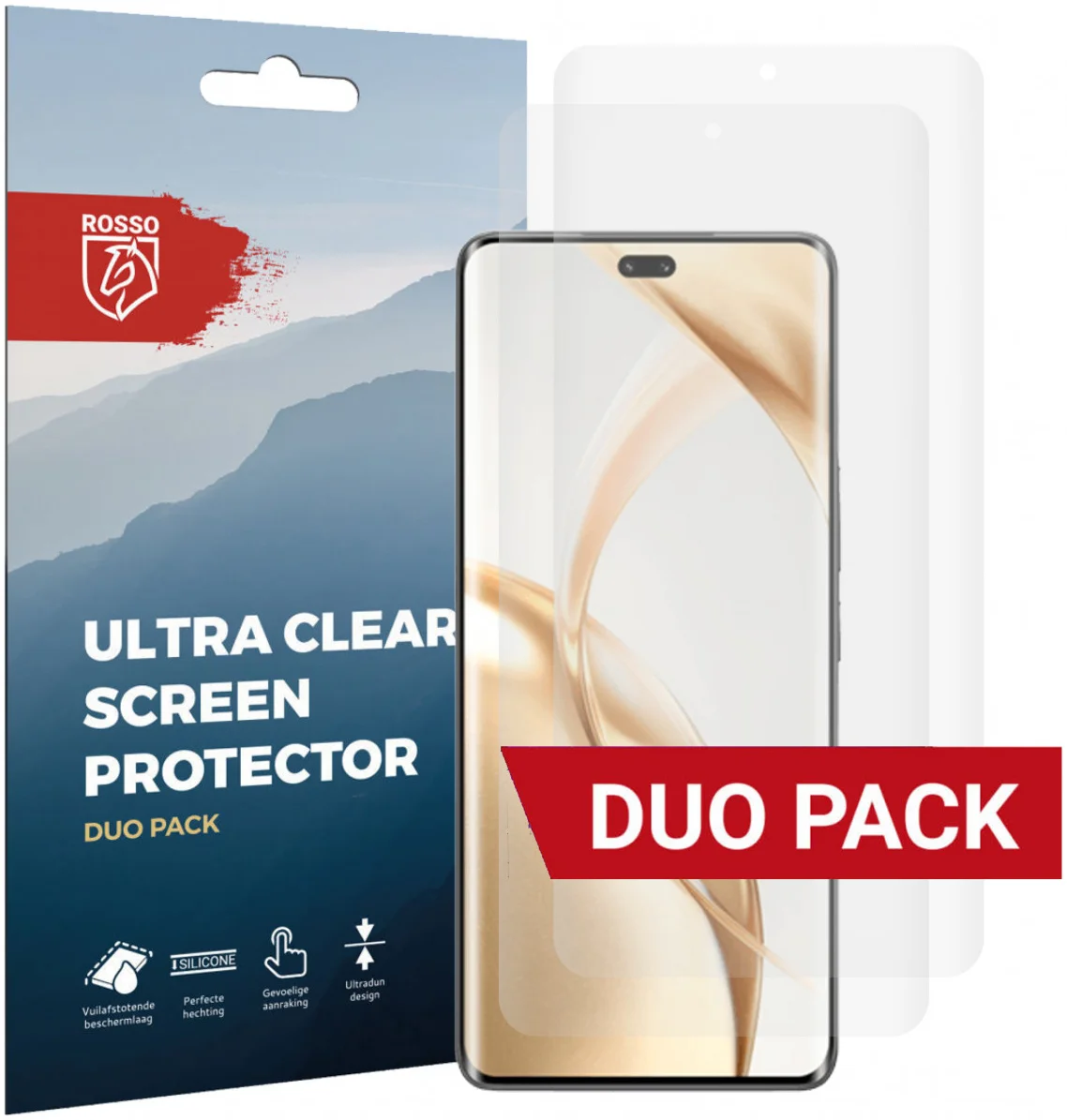 Rosso Honor 200 Pro Screen Protector Ultra Clear Duo Pack afbeelding 1
