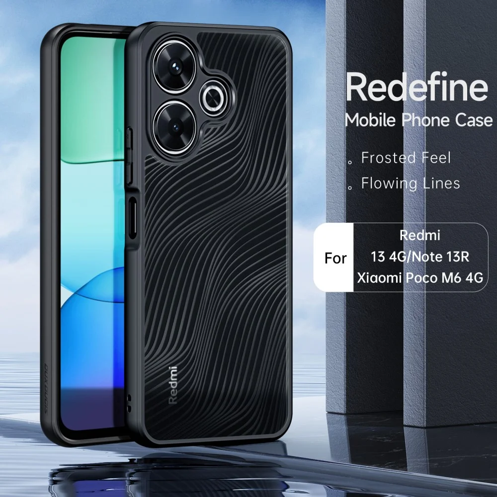 Dux Ducis Aimo Xiaomi Redmi 13 4G / Poco M6 Hoesje Back Cover Zwart afbeelding 4
