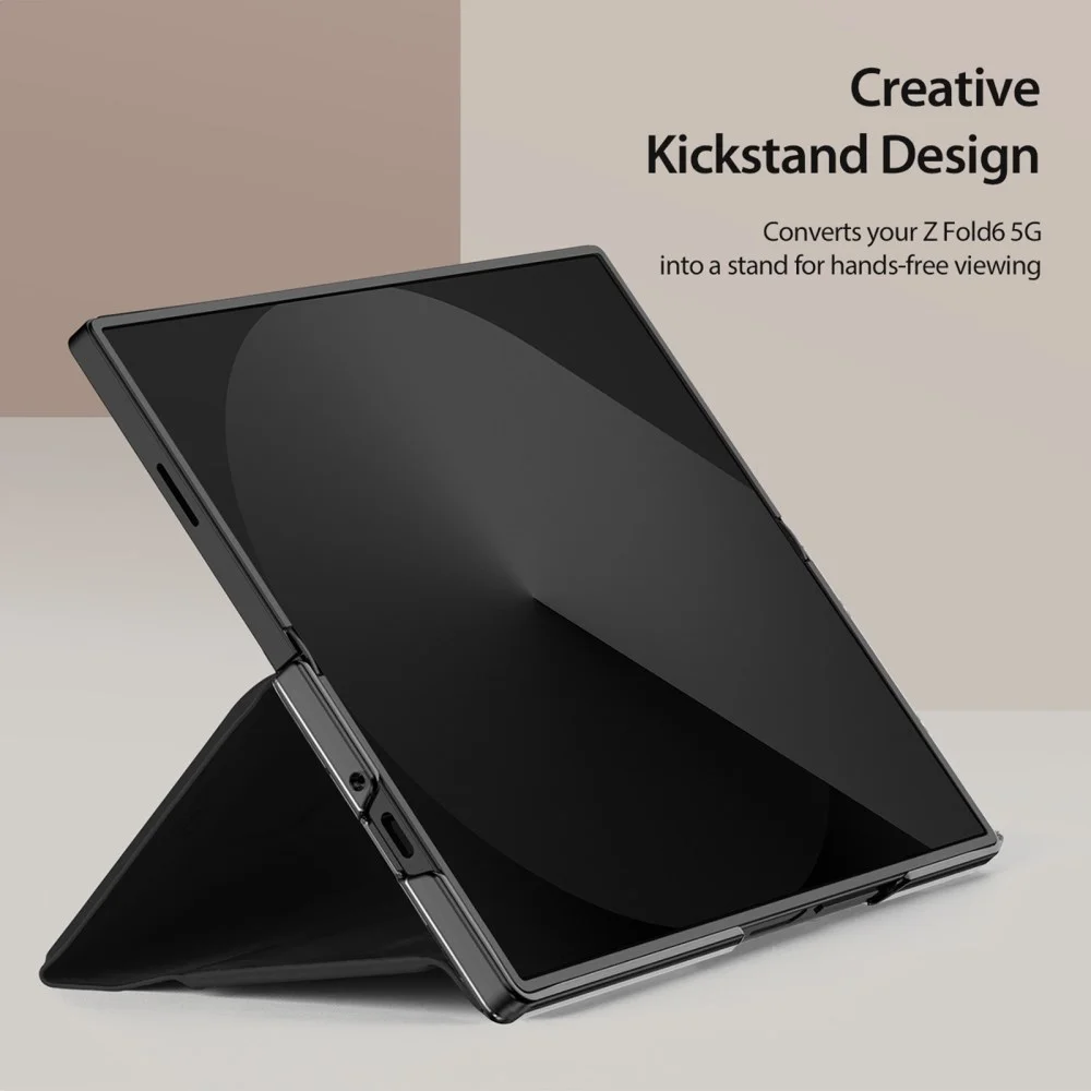 Dux Ducis Bril Samsung Galaxy Z Fold 6 Hoesje + Soft Tip Stylus Pen Zwart afbeelding 5