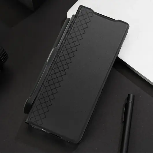 Dux Ducis Bril Samsung Galaxy Z Fold 6 Hoesje + Soft Tip Stylus Pen Zwart afbeelding 11