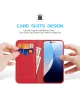 Dux Ducis Hivo Apple iPhone 16 Hoesje RFID Book Case Rood