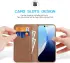 Dux Ducis Hivo Apple iPhone 16 Plus Hoesje RFID Book Case Bruin afbeelding 2