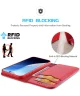 Dux Ducis Hivo Apple iPhone 16 Pro Hoesje RFID Book Case Rood