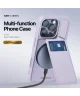 Dux Ducis Rafi II Apple iPhone 16 Pro Hoesje MagSafe Back Cover Paars