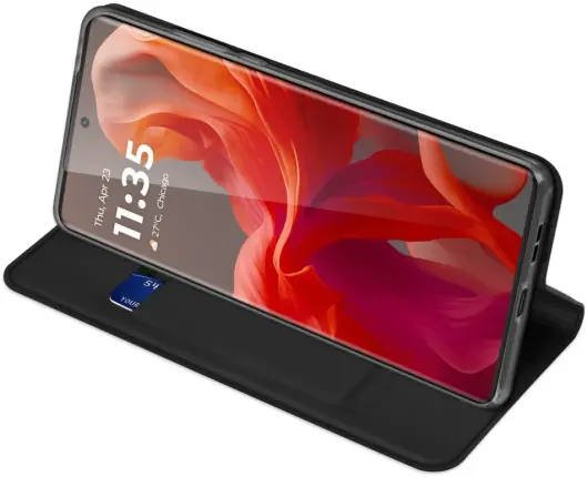 Dux Ducis Skin Pro Motorola Moto G85 Hoesje Portemonnee Zwart afbeelding 5