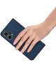 Dux Ducis Skin Pro Motorola Moto G85 Hoesje Portemonnee Blauw