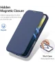 Dux Ducis iPhone 16 Hoesje MagSafe RFID Book Case 360° Stand Blauw