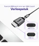 Buddi Ease USB-C naar HDMI 4K@60Hz Adapter Grijs