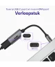 Buddi Ease USB-C naar HDNMI USB 3.1 4K@60Hz Adapter 20CM Grijs