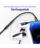 Buddi Ease 3.5mm Headset Jack Aux naar Lightning Adapter met DAC Chip Zwart