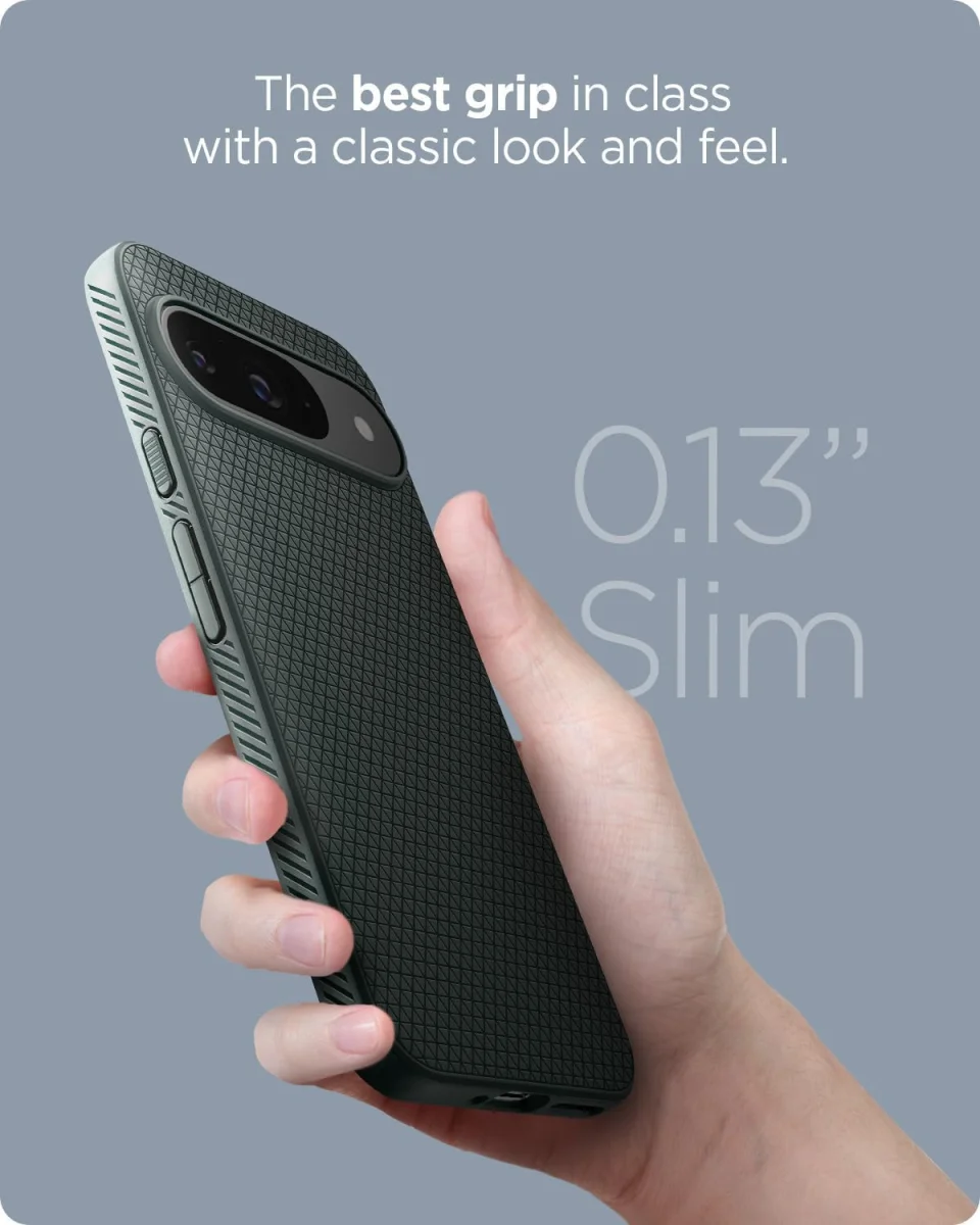 Spigen Liquid Air Google Pixel 9 / 9 Pro Hoesje Back Cover Groen afbeelding 5