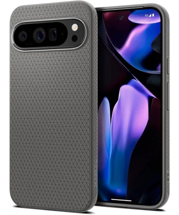 Spigen Liquid Air Google Pixel 9 Pro XL Hoesje Back Cover Grijs Hoesjes