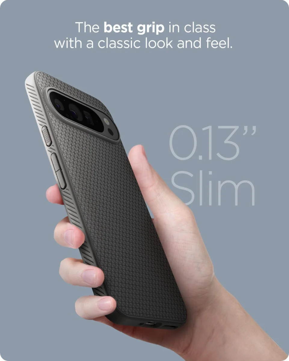 Spigen Liquid Air Google Pixel 9 Pro XL Hoesje Back Cover Grijs afbeelding 6