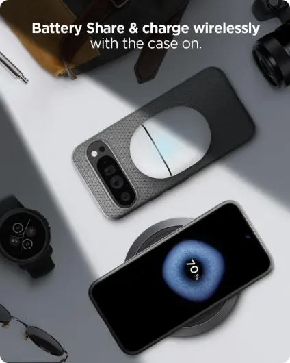 Spigen Liquid Air Google Pixel 9 Pro XL Hoesje Back Cover Grijs afbeelding 5