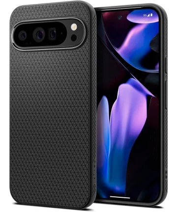 Spigen Liquid Air Google Pixel 9 Pro XL Hoesje Back Cover Zwart Hoesjes