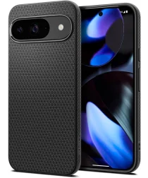 Spigen Liquid Air Google Pixel 9 / 9 Pro Hoesje Back Cover Zwart