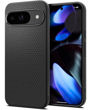 Spigen Liquid Air Google Pixel 9 / 9 Pro Hoesje Back Cover Zwart Hoesjes