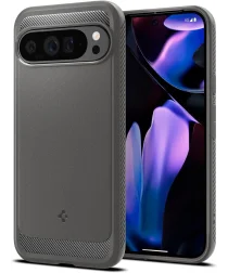 Spigen Rugged Armor Google Pixel 9 Pro XL Hoesje Back Cover Grijs