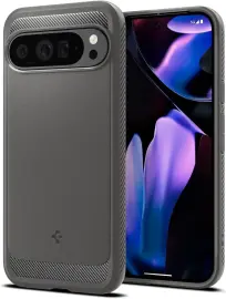 Spigen Rugged Armor Google Pixel 9 Pro XL Hoesje Back Cover Grijs