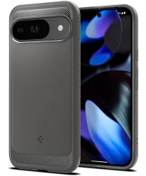 Spigen Rugged Armor Google Pixel 9 / 9 Pro Hoesje Back Cover Grijs