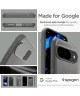 Spigen Rugged Armor Google Pixel 9 / 9 Pro Hoesje Back Cover Grijs