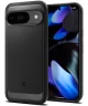 Spigen Rugged Armor Google Pixel 9 / 9 Pro Hoesje Back Cover Zwart