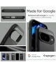 Spigen Rugged Armor Google Pixel 9 / 9 Pro Hoesje Back Cover Zwart