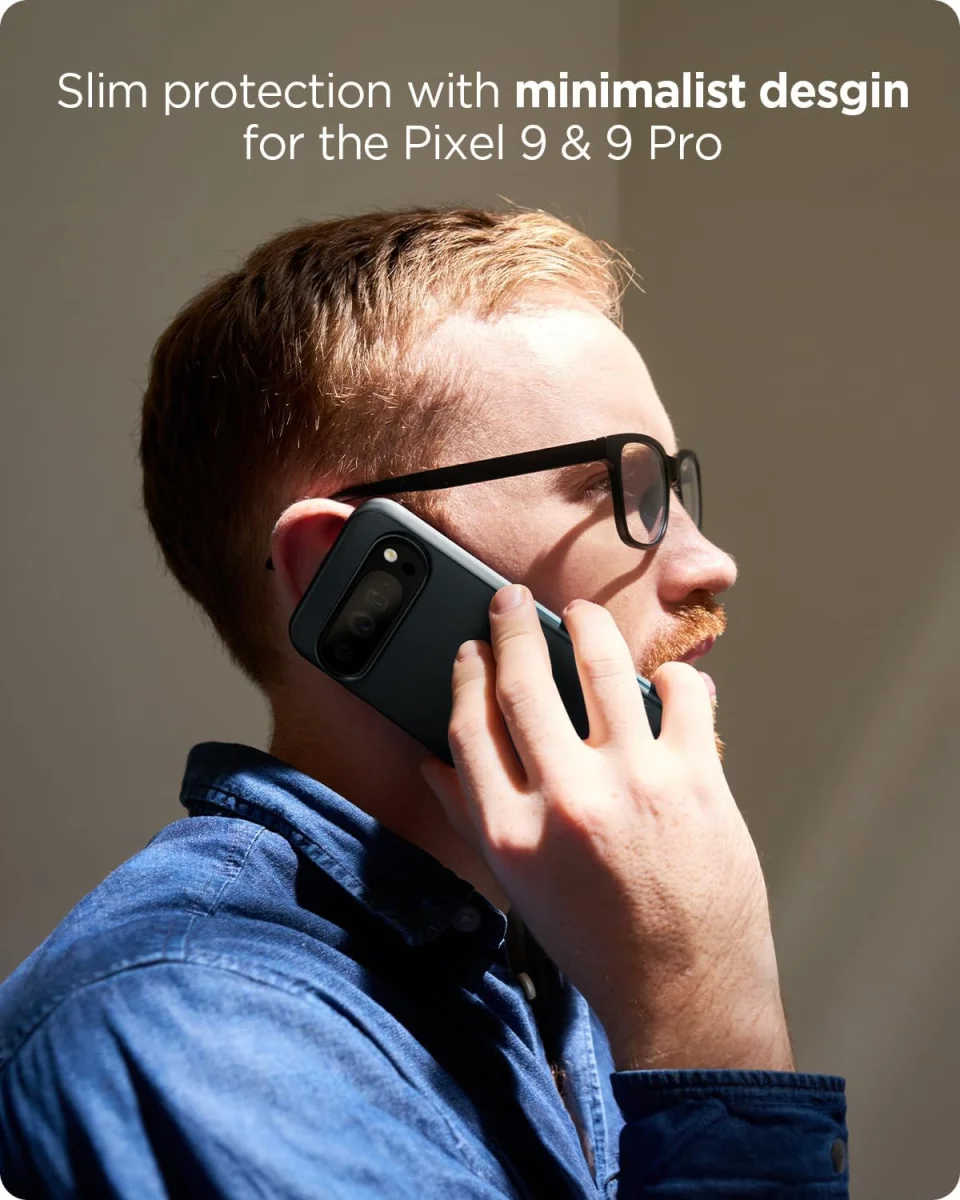 Spigen Thin Fit Google Pixel 9 / 9 Pro Hoesje Back Cover Metal Slate afbeelding 3