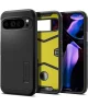 Spigen Tough Armor Google Pixel 9 Pro XL Hoesje Back Cover Zwart