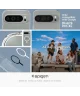 Spigen Ultra Hybrid Metal Ring MagFit Google Pixel 9 Pro XL Hoesje MagSafe Wit