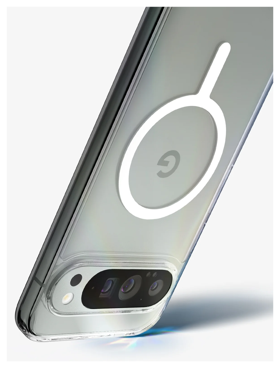 Spigen Ultra Hybrid Metal Ring MagFit Google Pixel 9 Pro XL Hoesje MagSafe Wit afbeelding 9