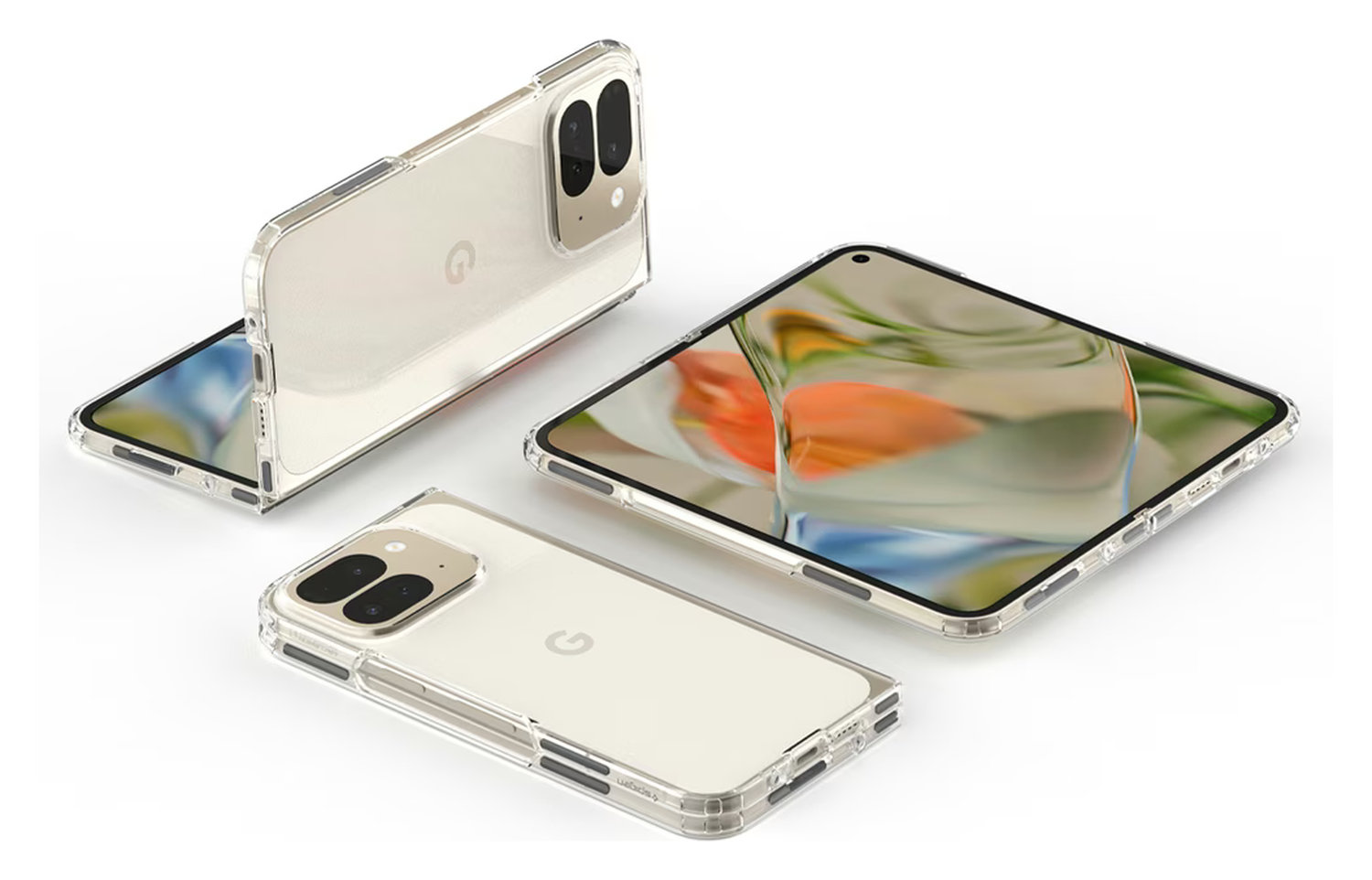 Spigen Ultra Hybrid Google Pixel 9 Pro Fold Hoesje Back Cover Transparant afbeelding 8